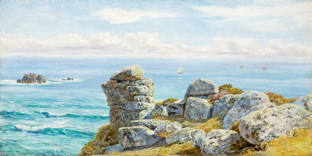 Detail of On the Cornish Coast by John Brett