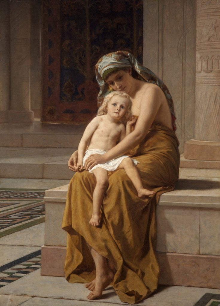 Detail of Egyptian Woman and Child by Frederick Goodall