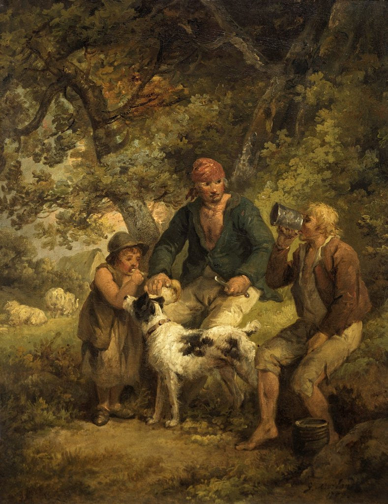 Detail of The Peasants Repast by George Morland