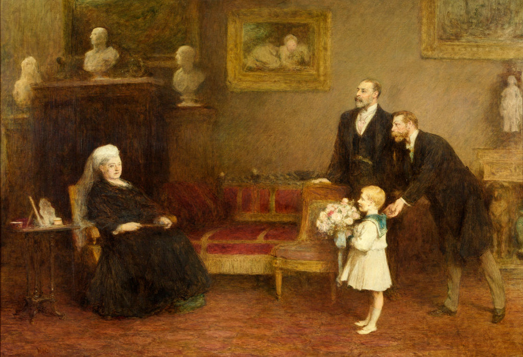 Detail of The Four Generations by William Quiller Orchardson