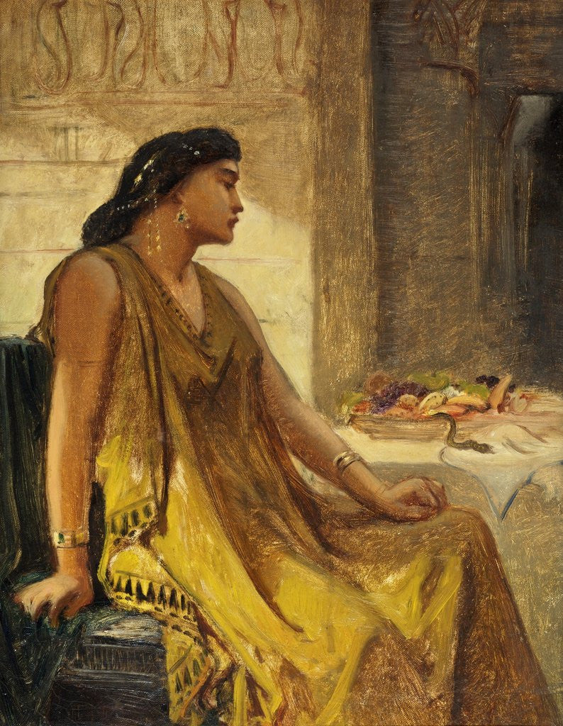 Detail of Cleopatra and the Asp by Edward John Poynter