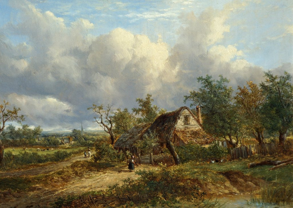 Detail of Landscape by Joseph Thors