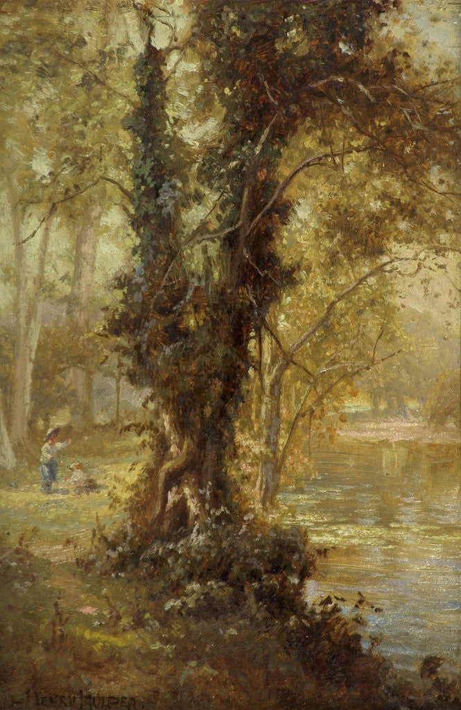 Detail of By the Edge of the Lake by Henry Edward Holder