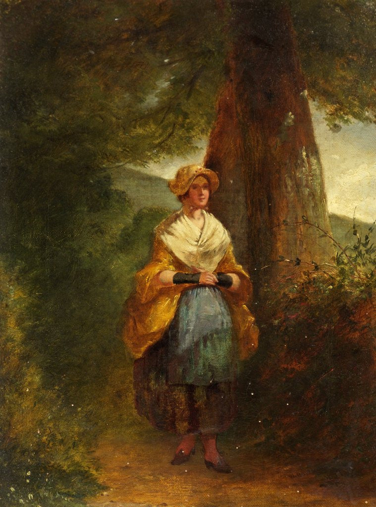 Detail of Country Lass by W. Bowman