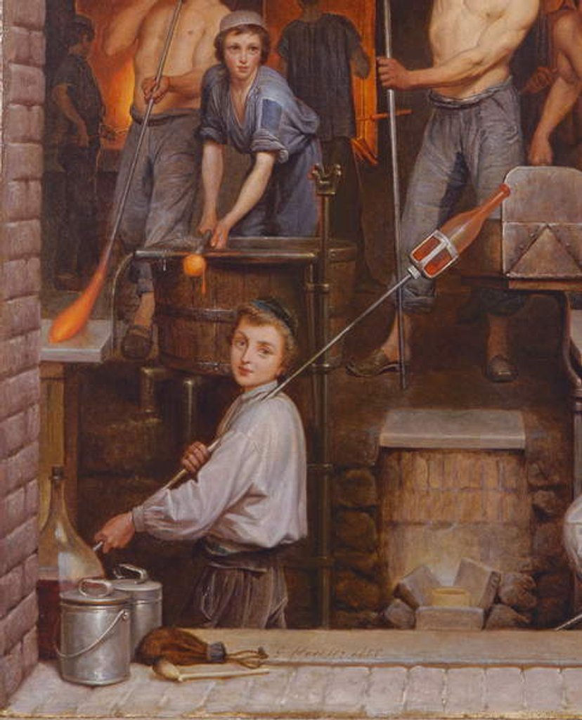 Detail of Interior of a Furnace, 1865 by Charles Housez