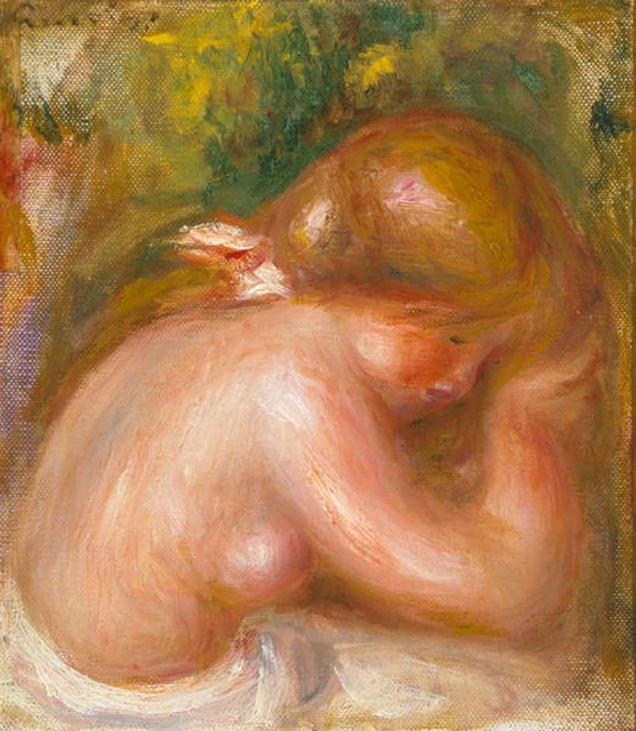 Detail of Nude Torso of Young Girl c.1910–12 by Pierre Auguste Renoir