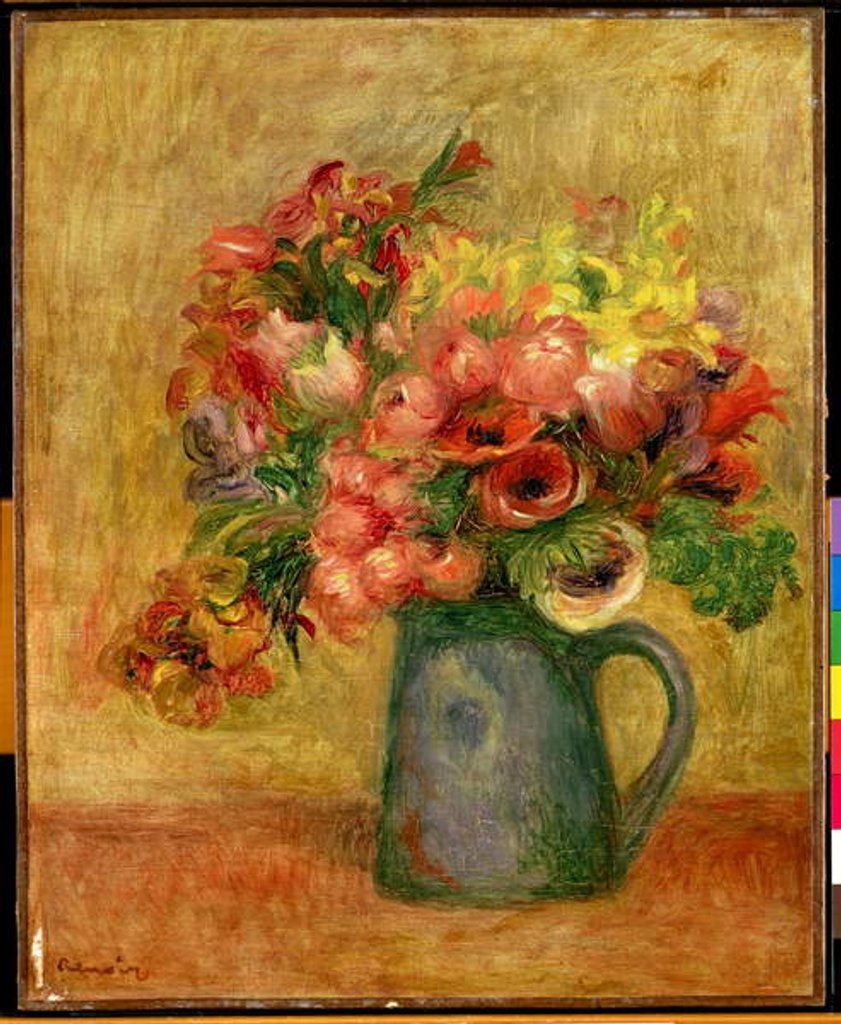 Detail of Pitcher of Flowers, c.1889 by Pierre Auguste Renoir