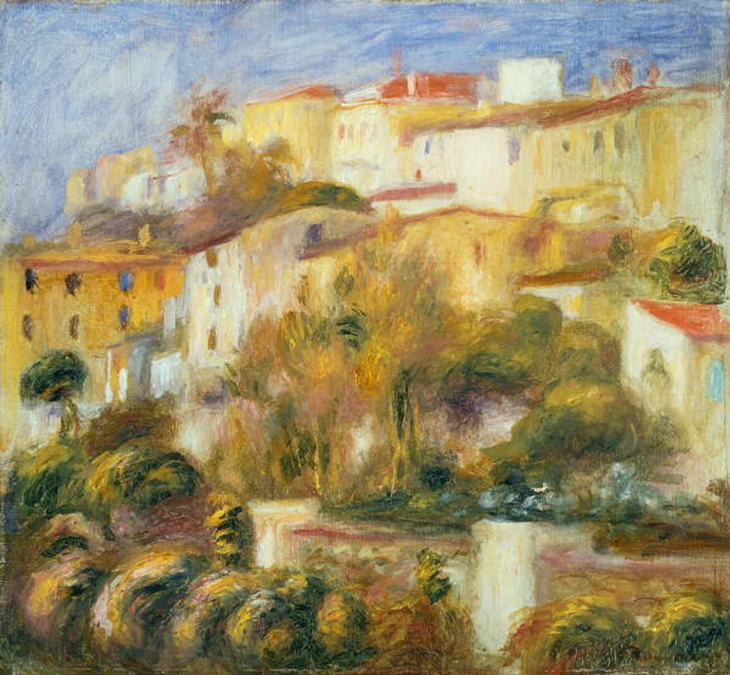 Detail of House at Cagnes, c.1900 by Pierre Auguste Renoir