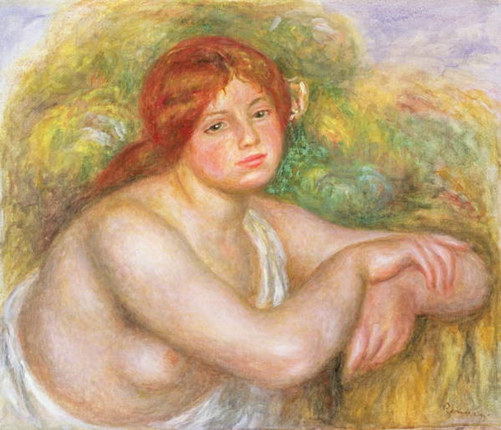 Detail of Bust of Nude, 1909 by Pierre Auguste Renoir