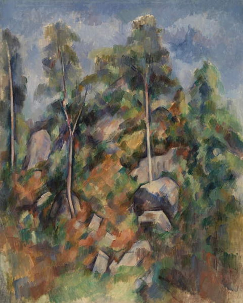 Detail of Rocks and Trees, c.1904 by Paul Cezanne