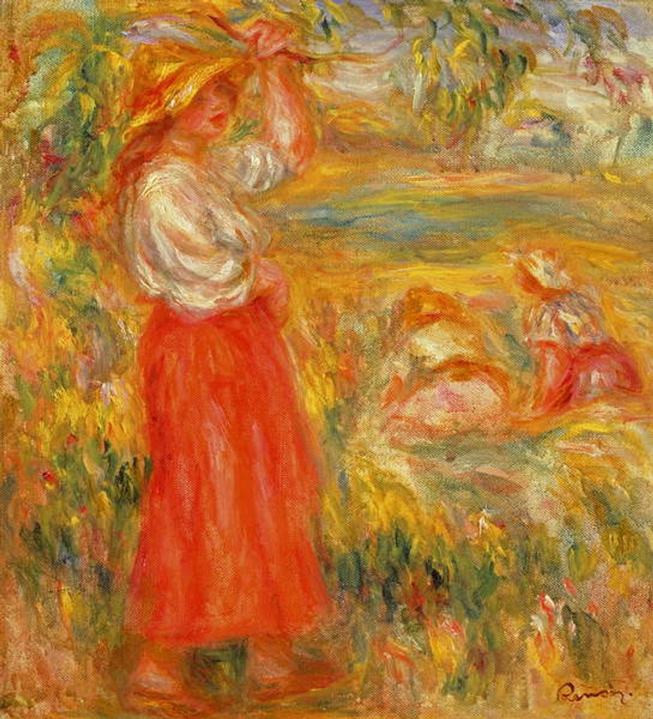 Detail of Reapers, c.1919 by Pierre Auguste Renoir