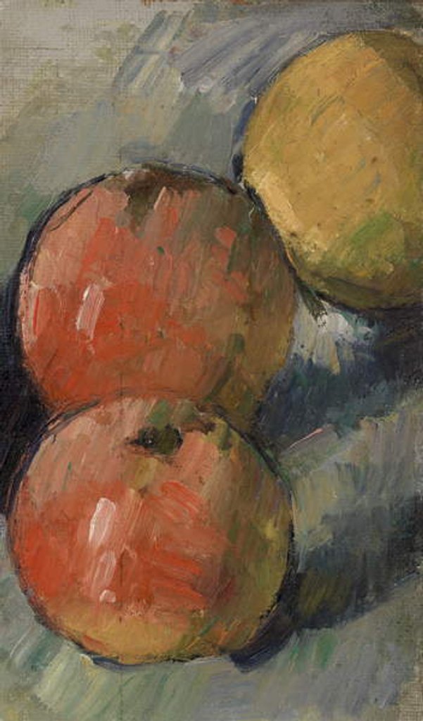 Detail of Three Apples, 1878-79 by Paul Cezanne