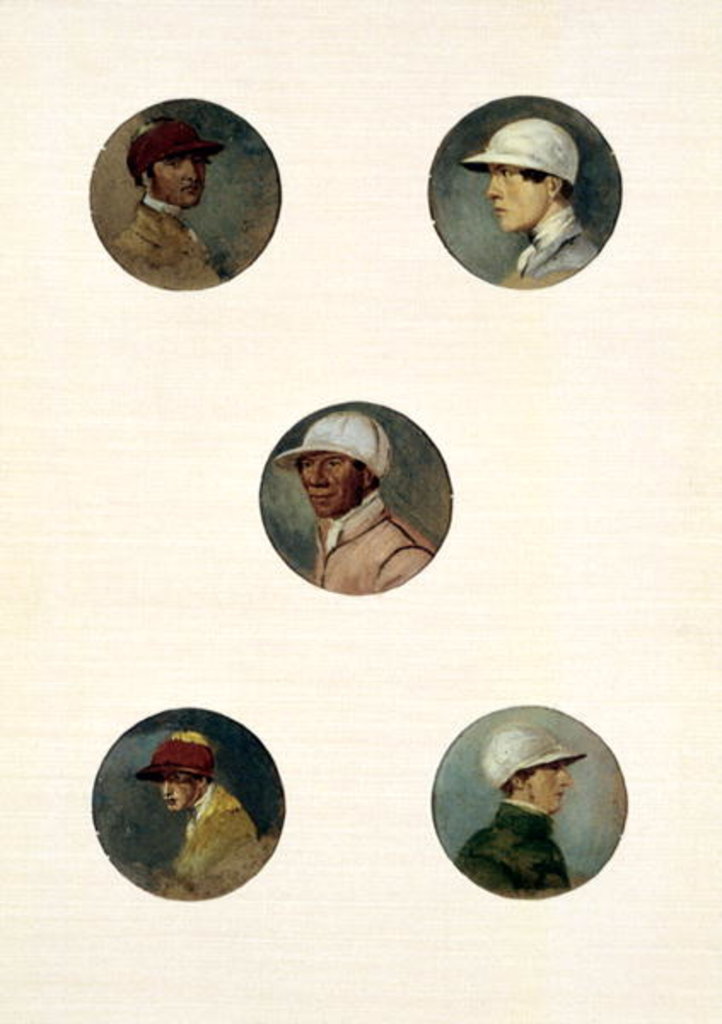 Detail of Studies of Jockeys by Abraham Cooper