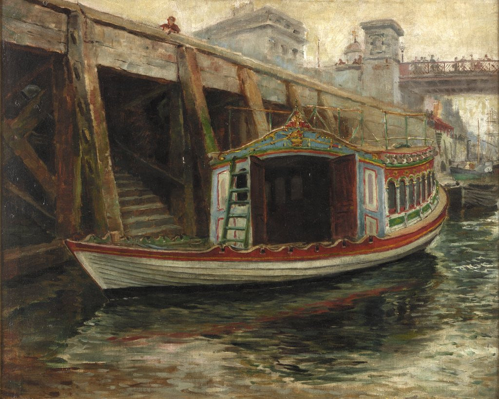 Detail of Sketch for Lord Mayor's Barge, 1891 by Ralph Hedley