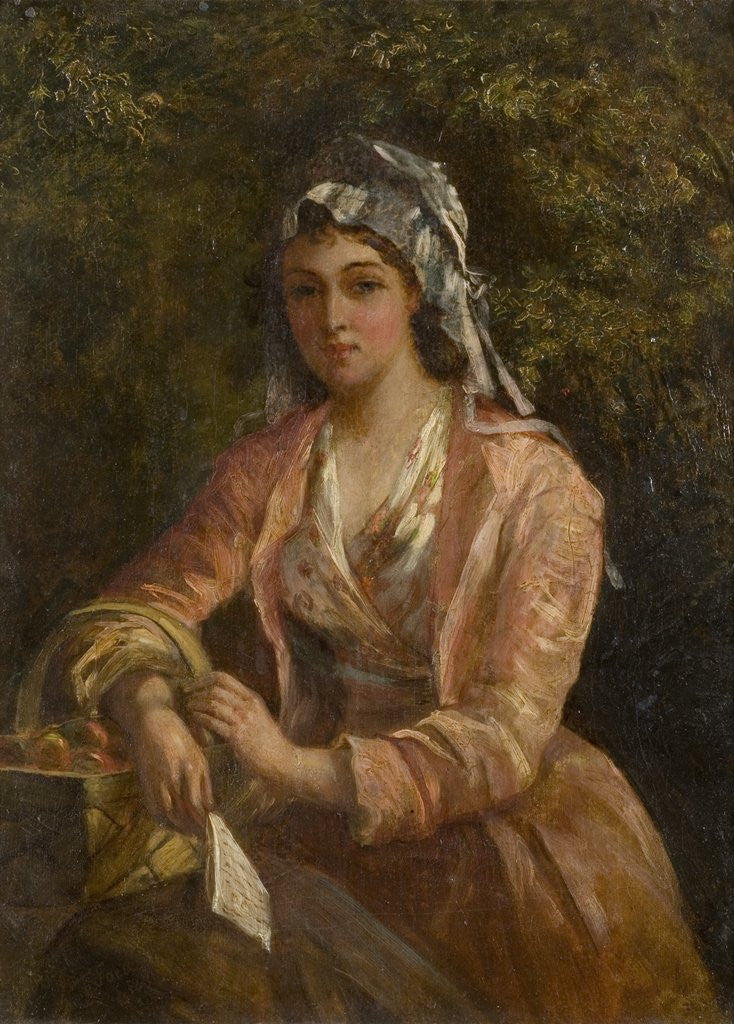 Detail of The Orange Seller by Thomas Faed