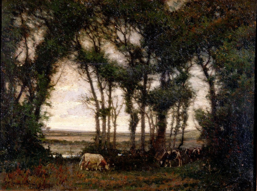 Detail of Landscape by Samuel John Lamorna Birch