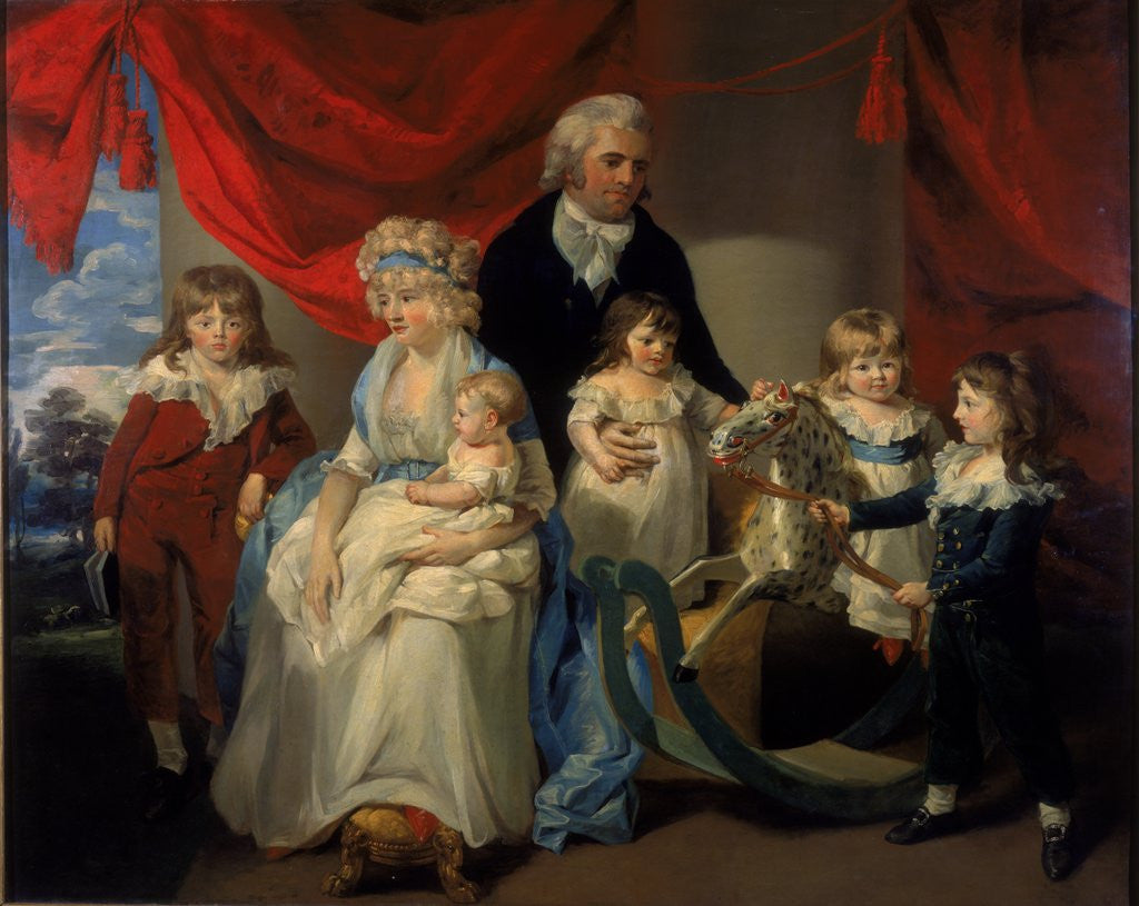 Detail of Michael Bryan and his Family by James Ward