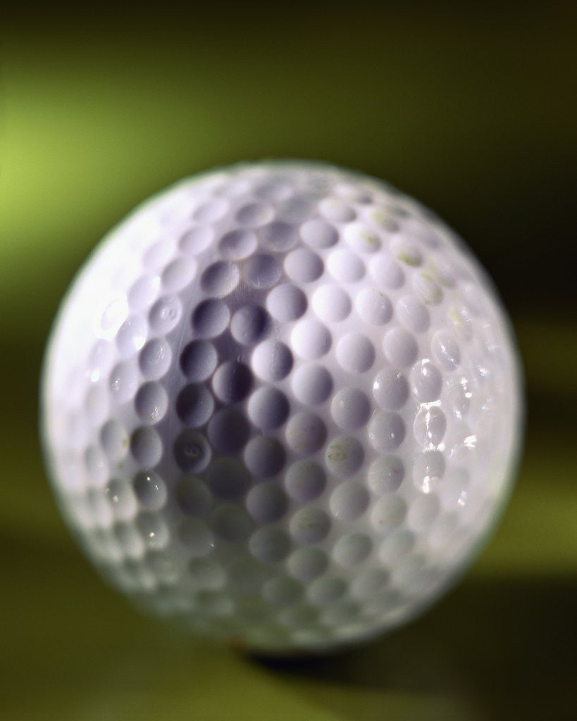 Detail of Close-up of Golf Ball by Corbis