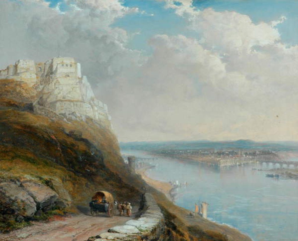 Detail of Coblenz From Ehrenbreitstein, 1898 by Arthur Joseph Meadows