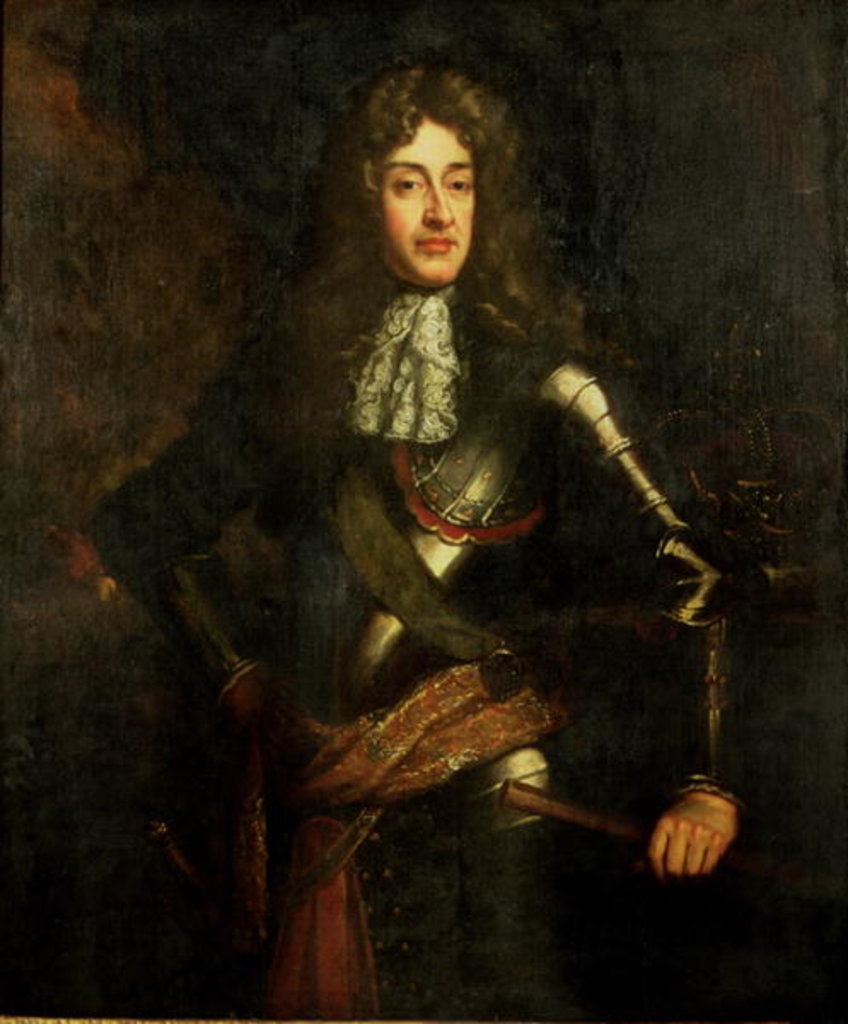 Detail of Portrait of King James II In Armour by Godfrey Kneller