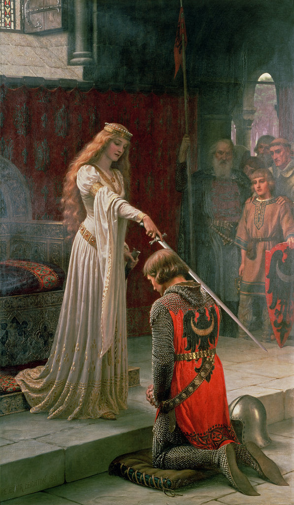 Detail of The Accolade, 1901 by Edmund Blair Leighton