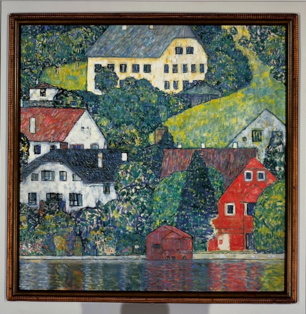 Detail of Houses at Unterach on the Attersee, c.1916 by Gustav Klimt