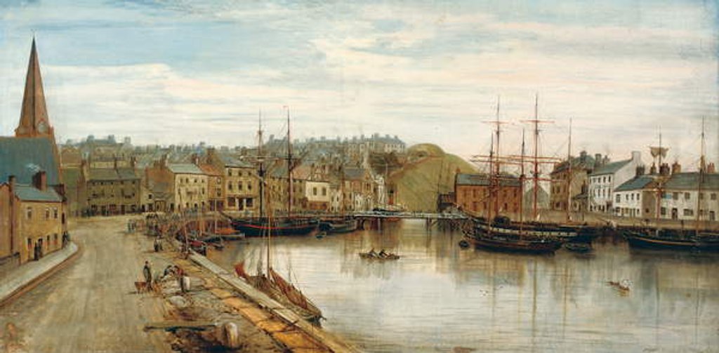 Detail of The Old Harbour, Maryport, 1896 by William of Maryport Mitchell