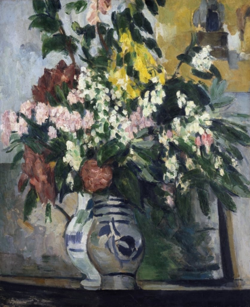 Detail of Two Vases of Flowers, c.1877 by Paul Cezanne