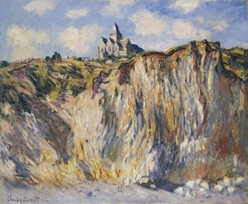 Detail of Church at Varengeville, Morning, 1882 by Claude Monet