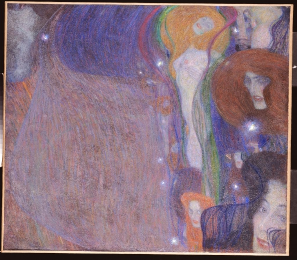 Detail of Will-O'-The Wisps, 1903 by Gustav Klimt
