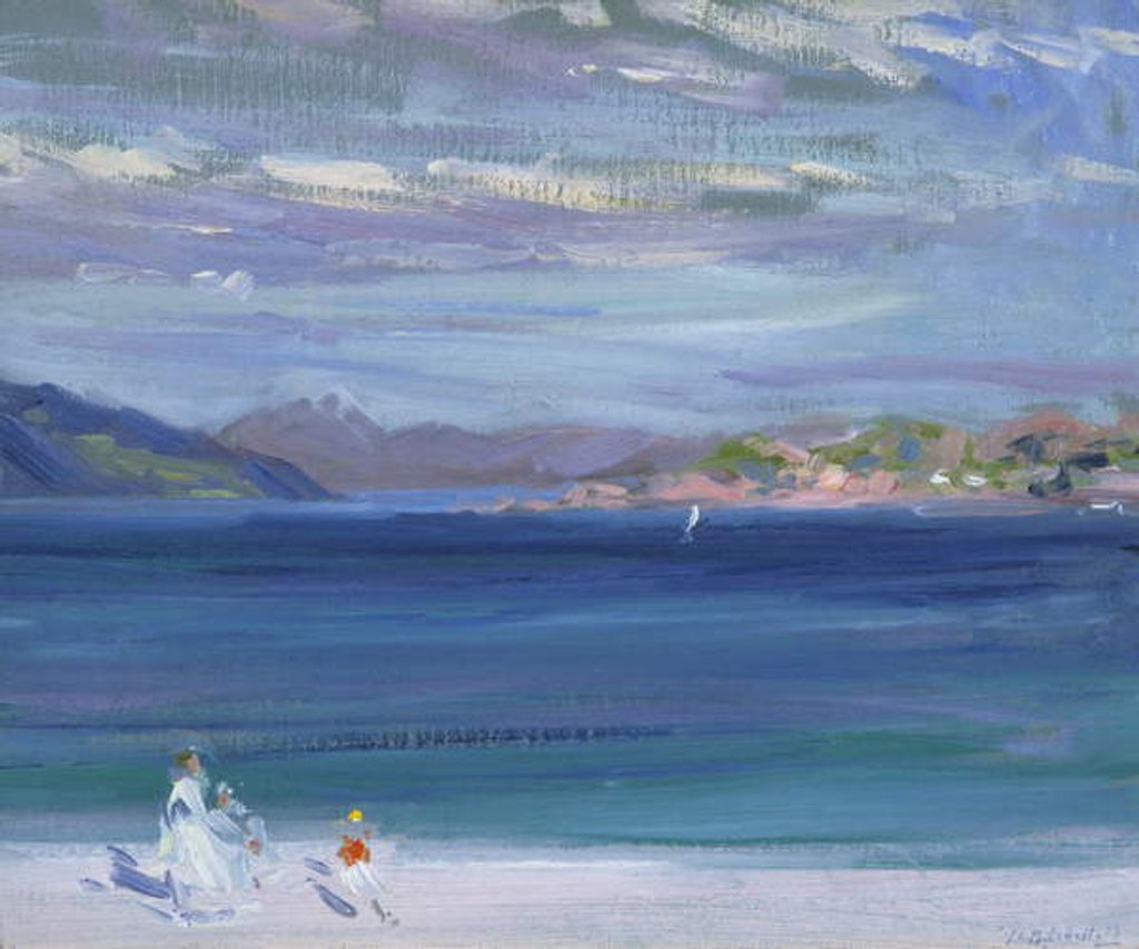 Detail of The Tail of Mull from Iona by Francis Campbell Boileau Cadell