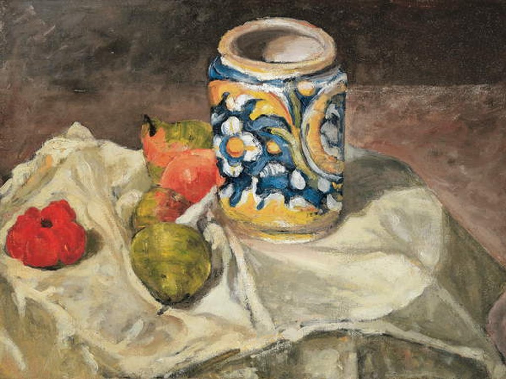 Detail of Italian Faience, 1872-73 by Paul Cezanne