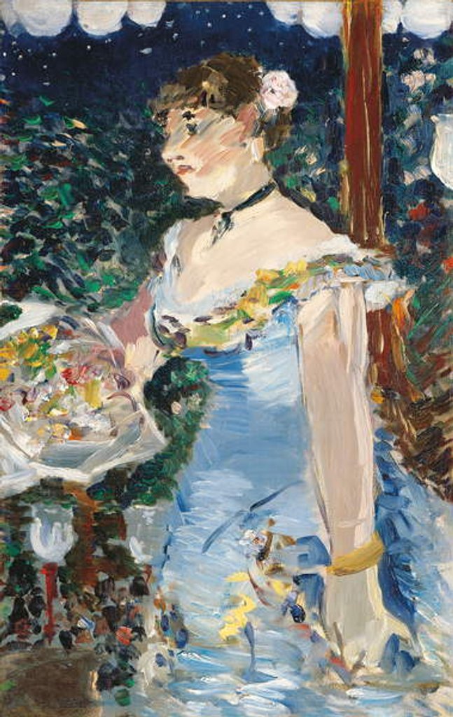 Detail of Chanteuse de café-concert, 1879 by Edouard Manet