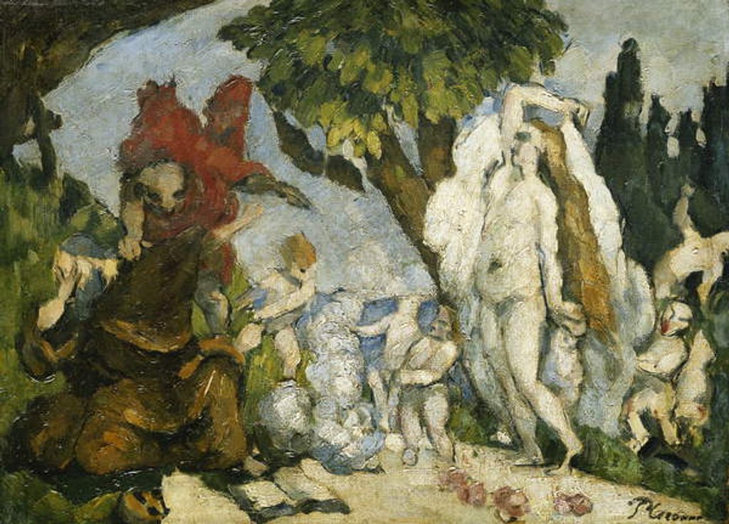 Detail of The Temptation of Saint Anthony; La Tentation de St, c.1874 by Paul Cezanne