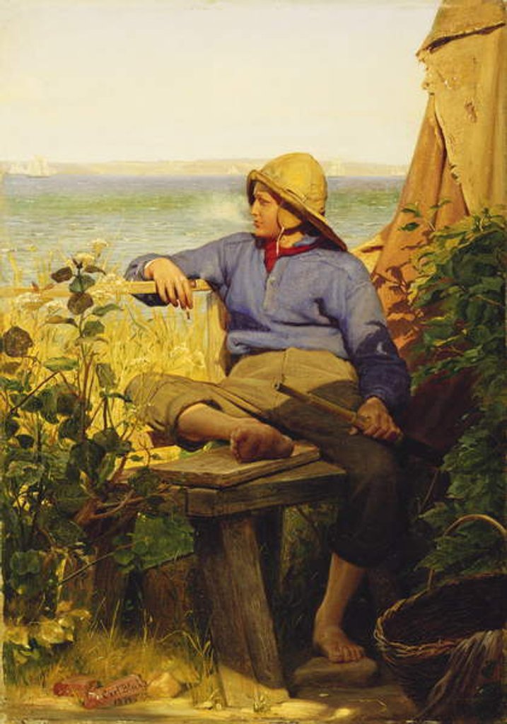 Detail of The Sailor, 1874 by Carl Bloch