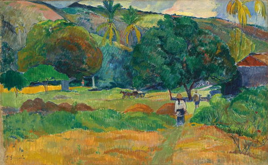 Detail of Le Vallon, 1892 by Paul Gauguin