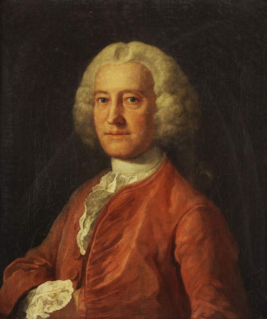 Detail of Portrait of Samuel Martin by William Hogarth