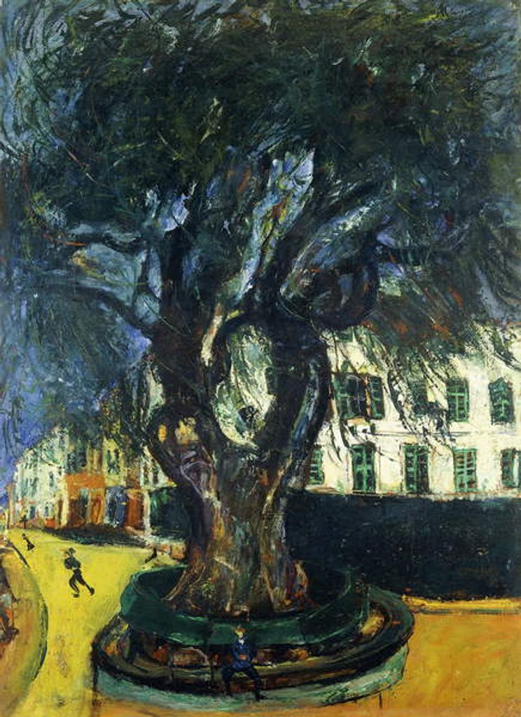 Detail of The Tree in Vence; L'Arbre de Vence, c.1929 by Chaim Soutine