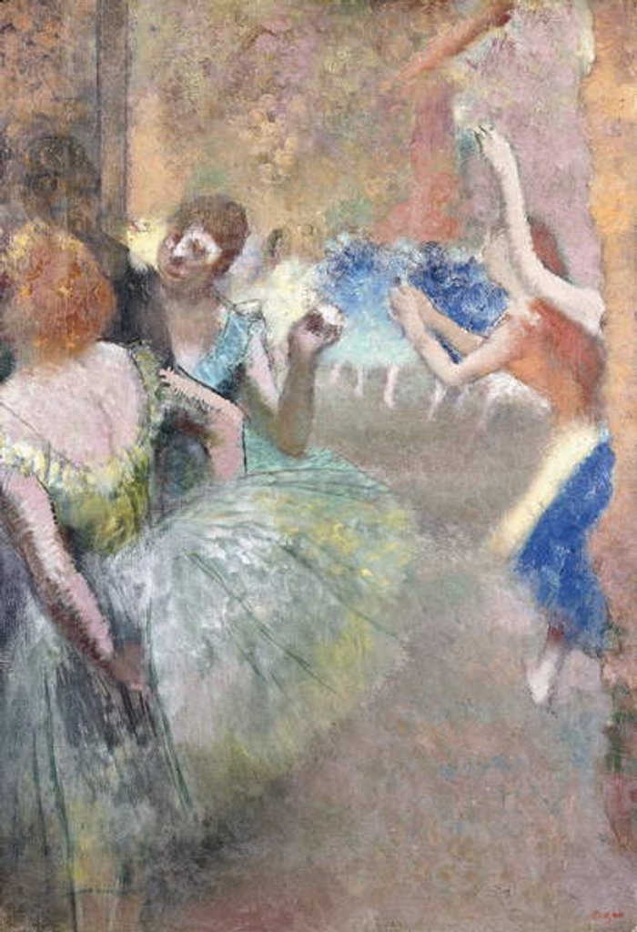 Detail of Ballet Scene, c.1885 by Edgar Degas