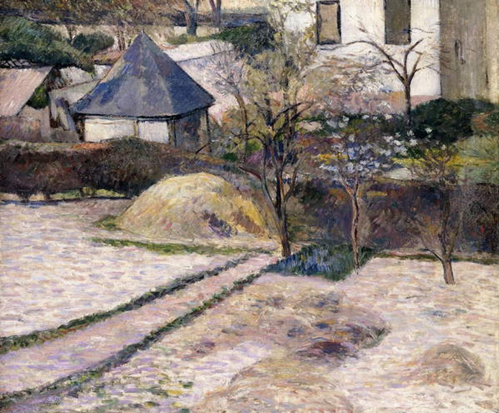 Detail of Rouen Landscape, c.1884 by Paul Gauguin