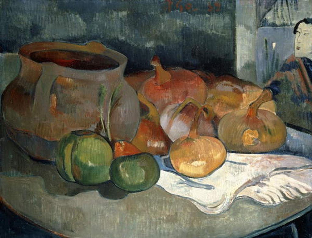 Detail of Still-life with Gourds, 1889 by Paul Gauguin