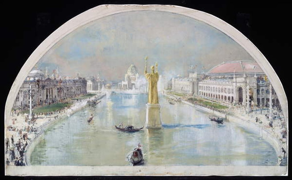 Detail of The World's Columbian Exposition of 1893, 1900 by Lawrence Carmichael Earle