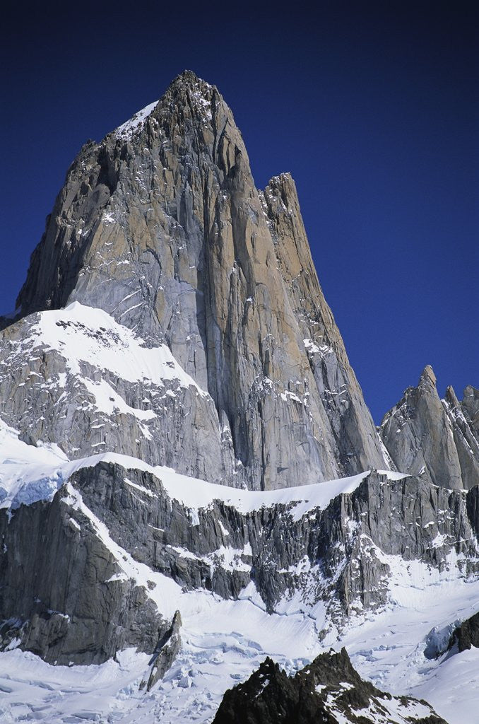 Detail of Mount Fitz Roy in Argentina by Corbis