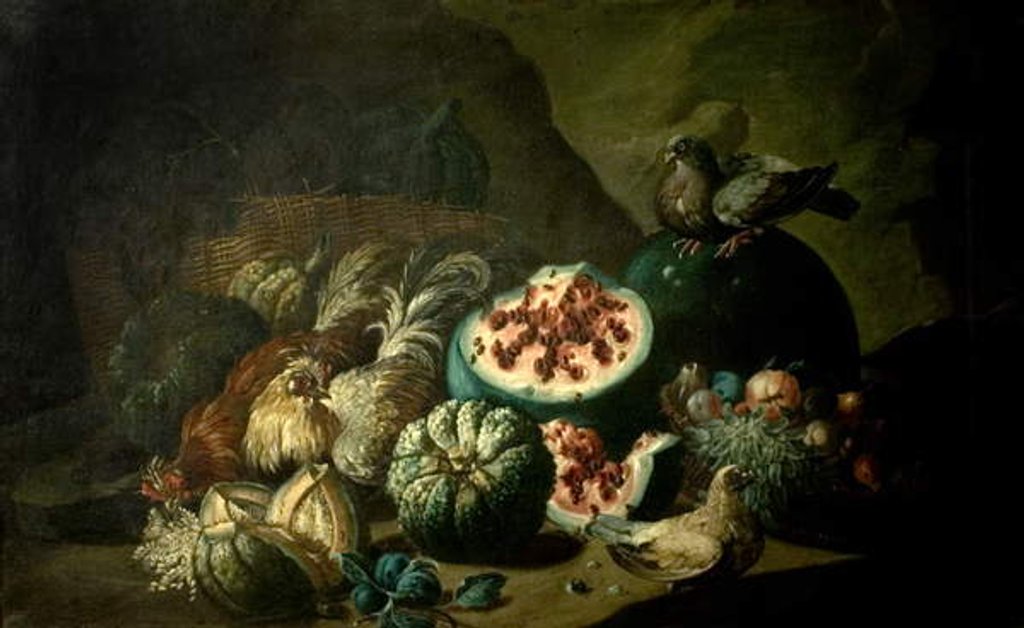 Detail of Still Life by Michele Pace del Campidoglio