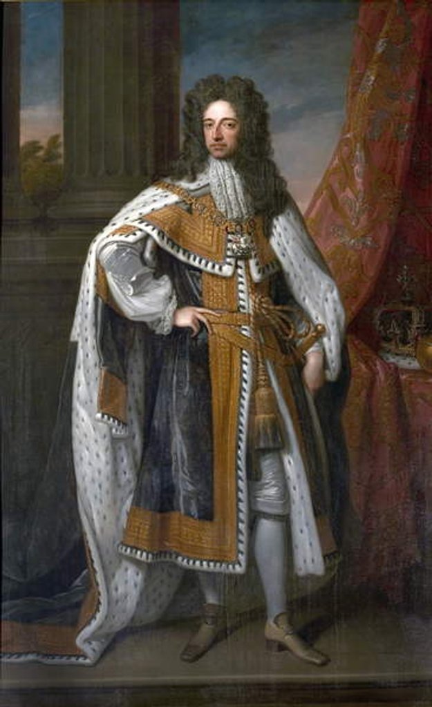 Detail of William III by Godfrey Kneller