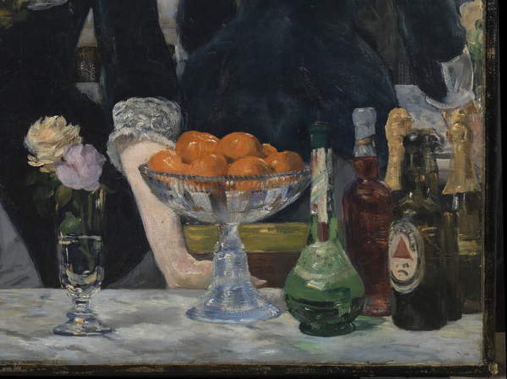 Detail of A Bar at the Folies-Bergere, 1881-82 by Edouard Manet