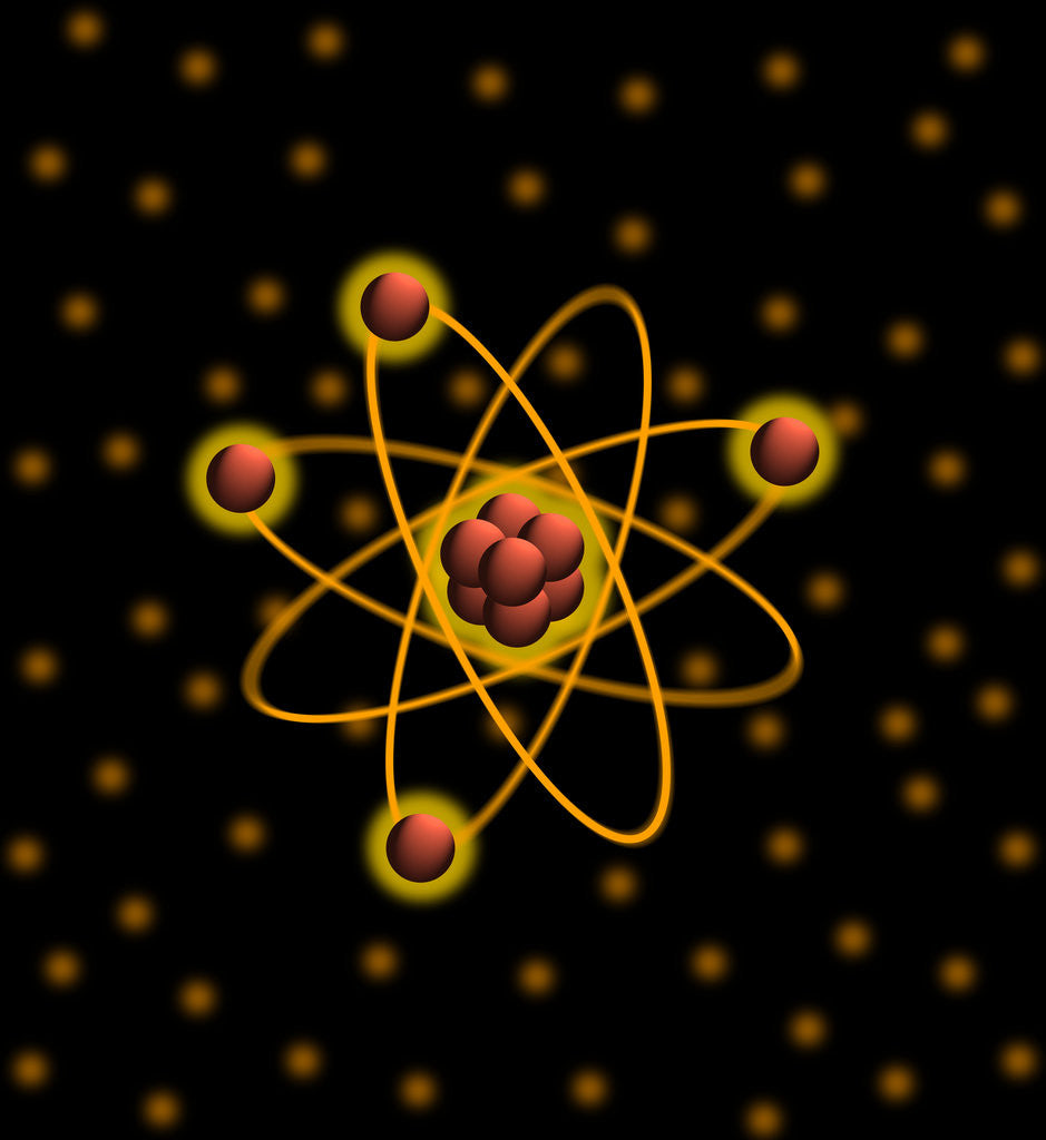 Detail of Atomic Structure by Corbis