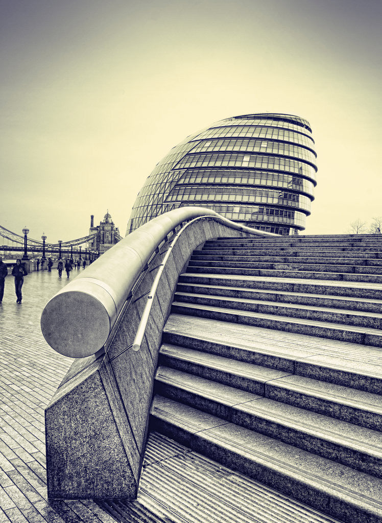 Detail of London City Hall by Eugenia Kyriakopoulou