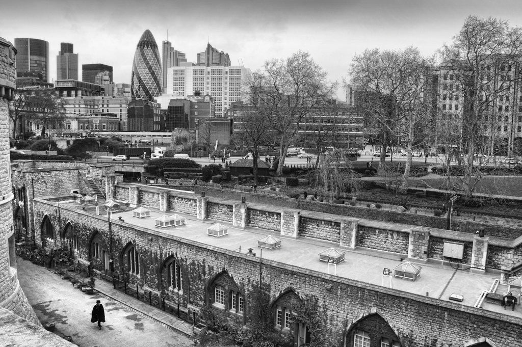 Detail of A view of London by Eugenia Kyriakopoulou