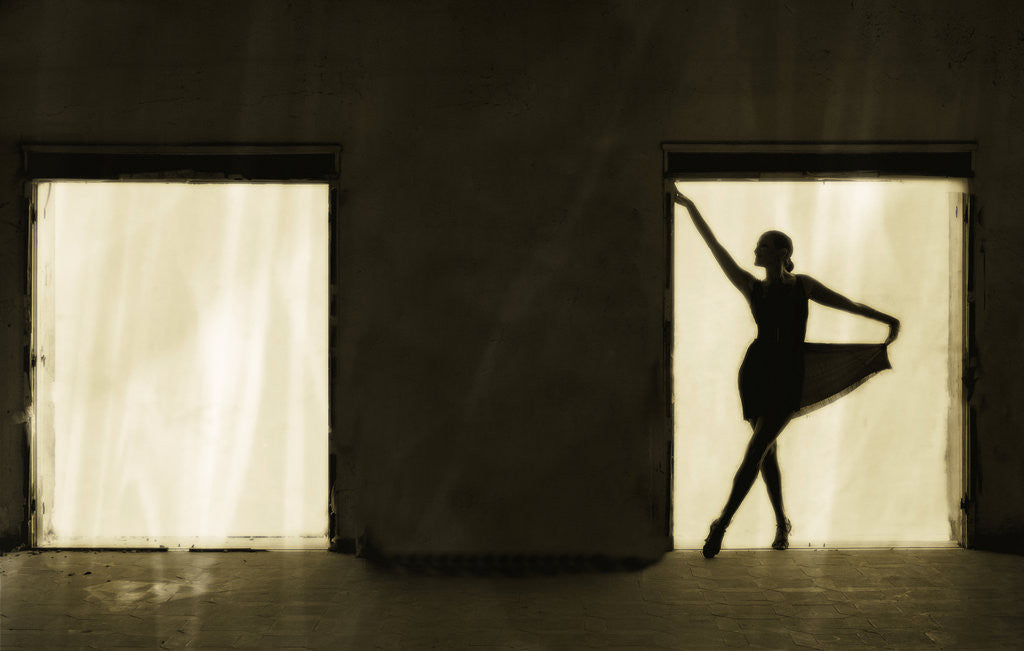 Detail of Dancer at the window III by Eugenia Kyriakopoulou